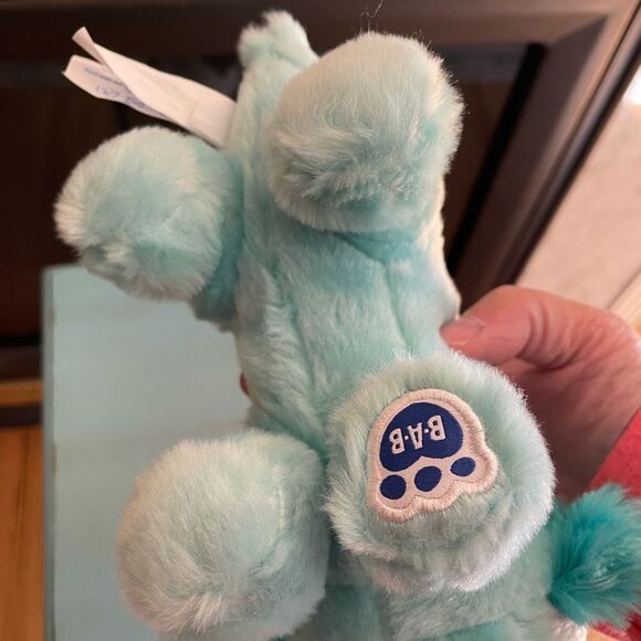 AXOLOTL Build a Bear Teal Blue Plush and Folkmanis AXOLOTL Plush - Picture 8 of 13